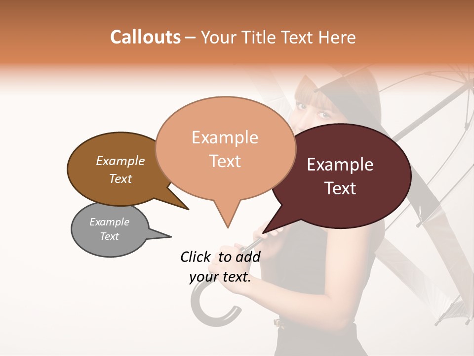Model Human Concept PowerPoint Template