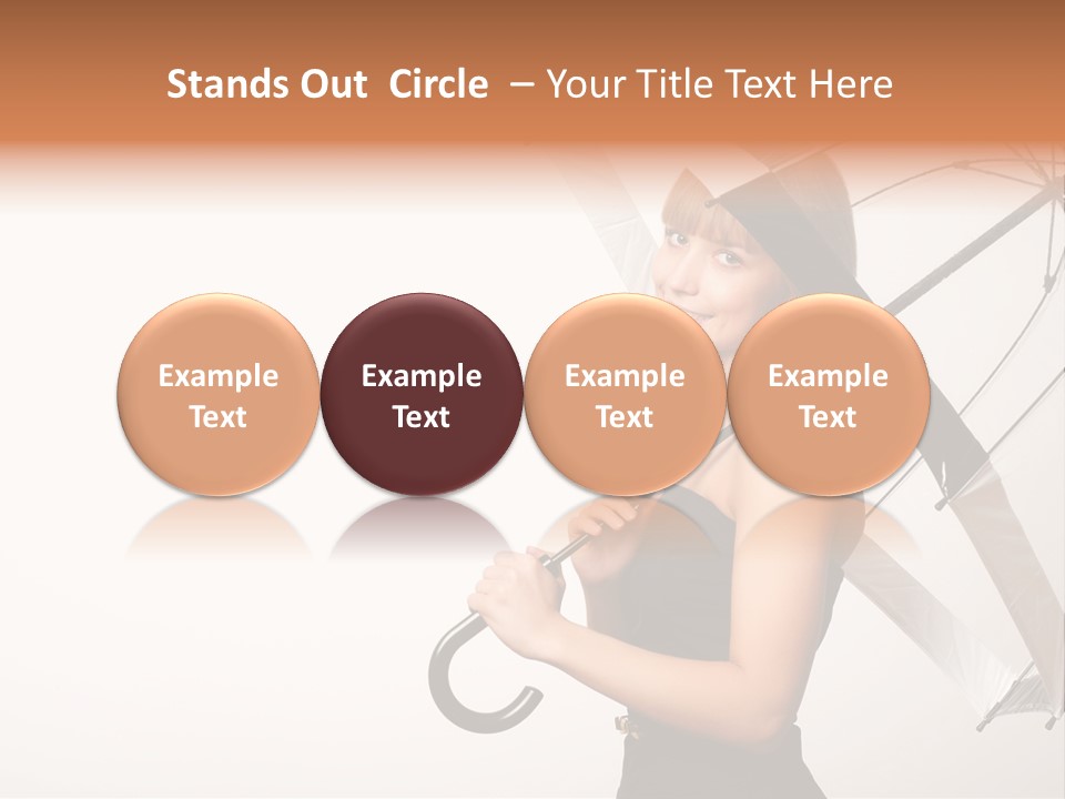 Model Human Concept PowerPoint Template