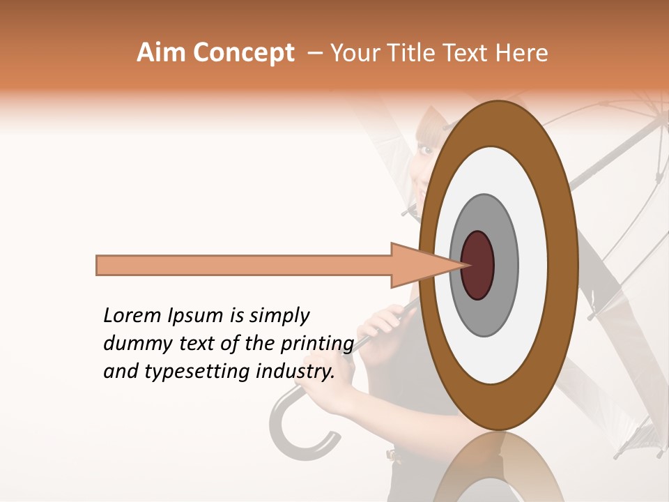 Model Human Concept PowerPoint Template