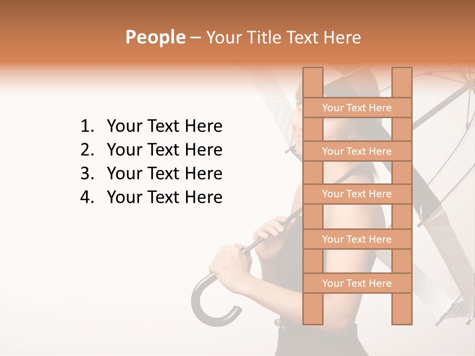 Model Human Concept PowerPoint Template