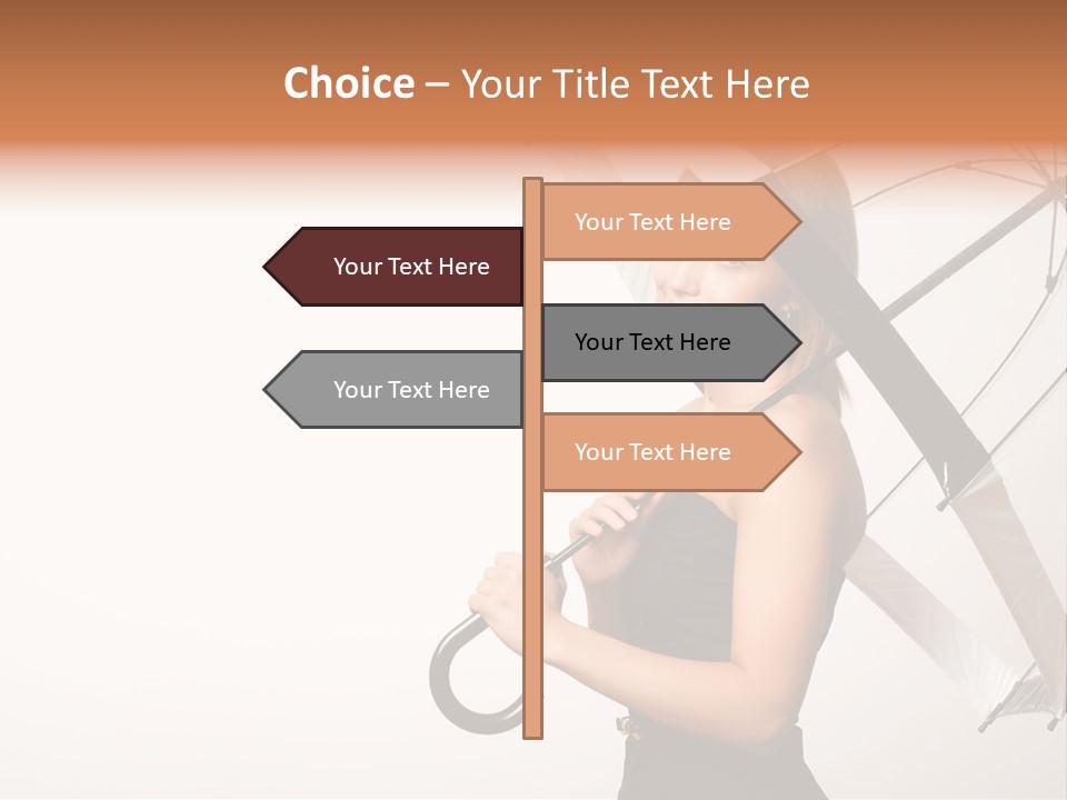 Model Human Concept PowerPoint Template