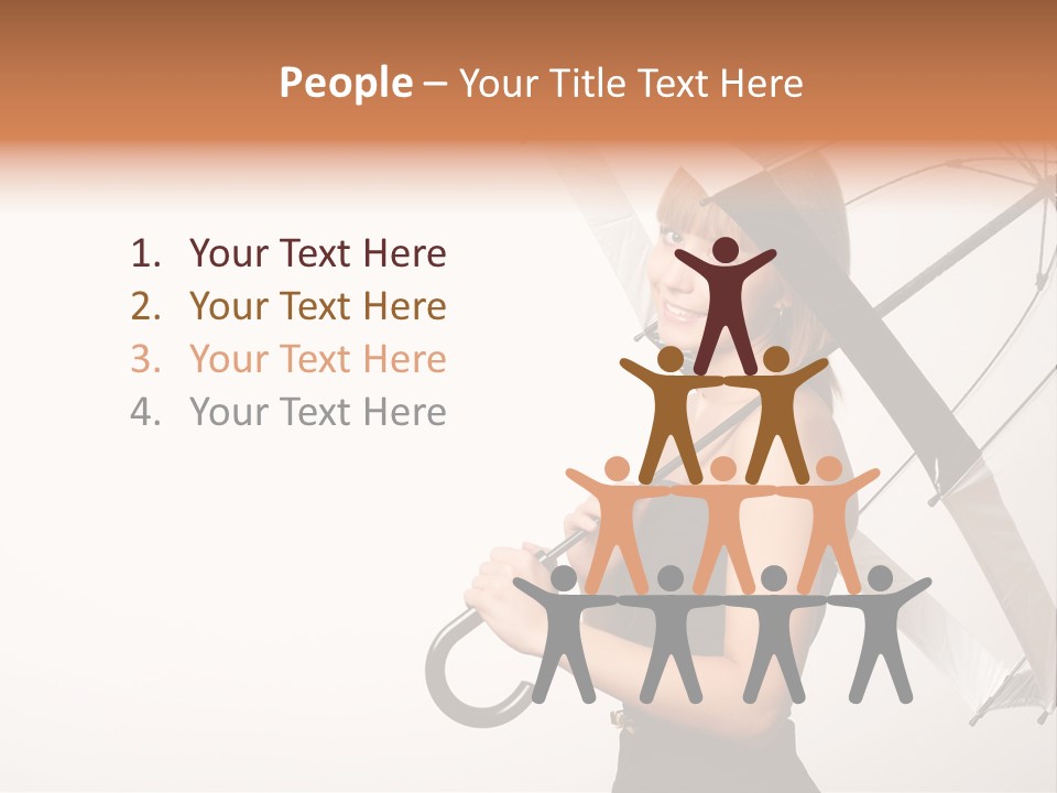 Model Human Concept PowerPoint Template