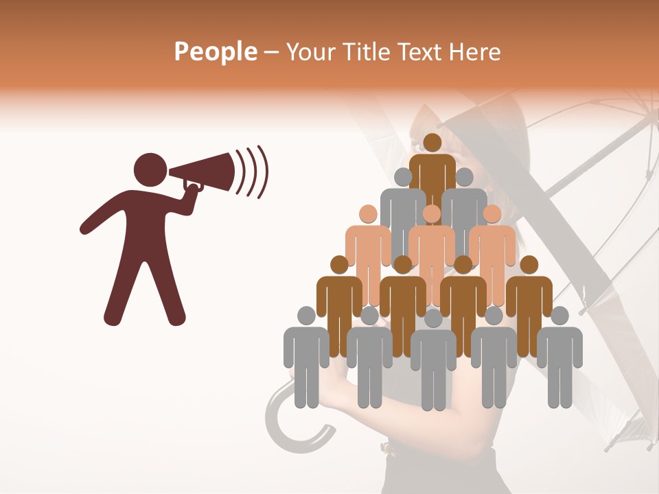 Model Human Concept PowerPoint Template