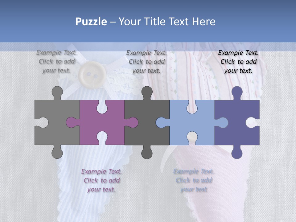 Heart Decoration Two PowerPoint Template