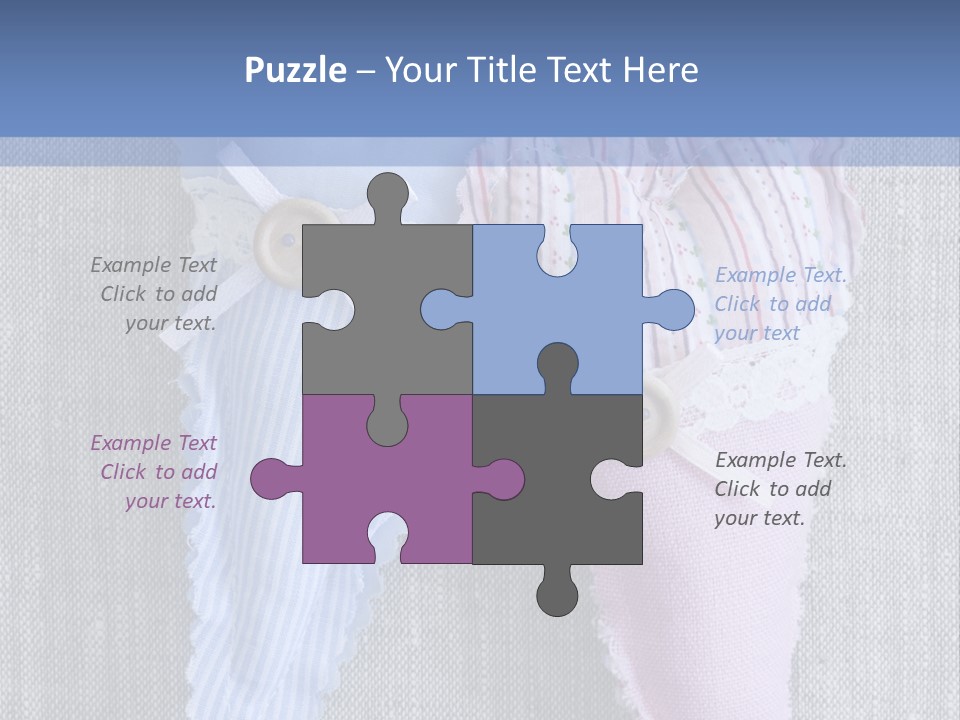 Heart Decoration Two PowerPoint Template