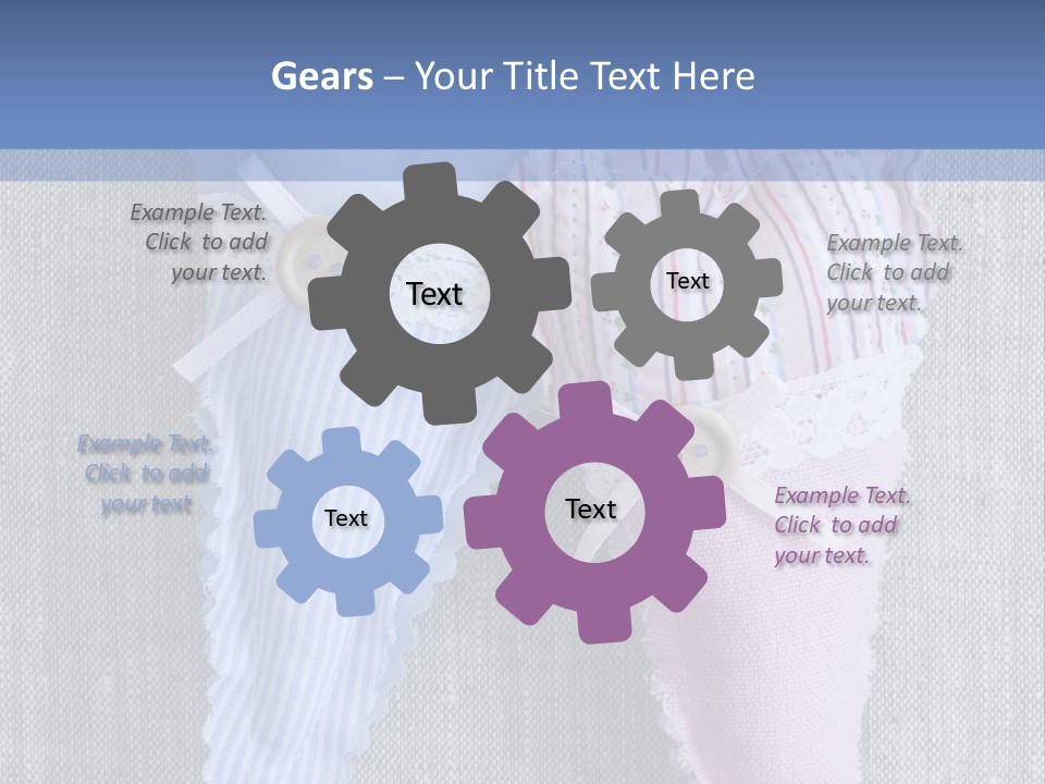 Heart Decoration Two PowerPoint Template