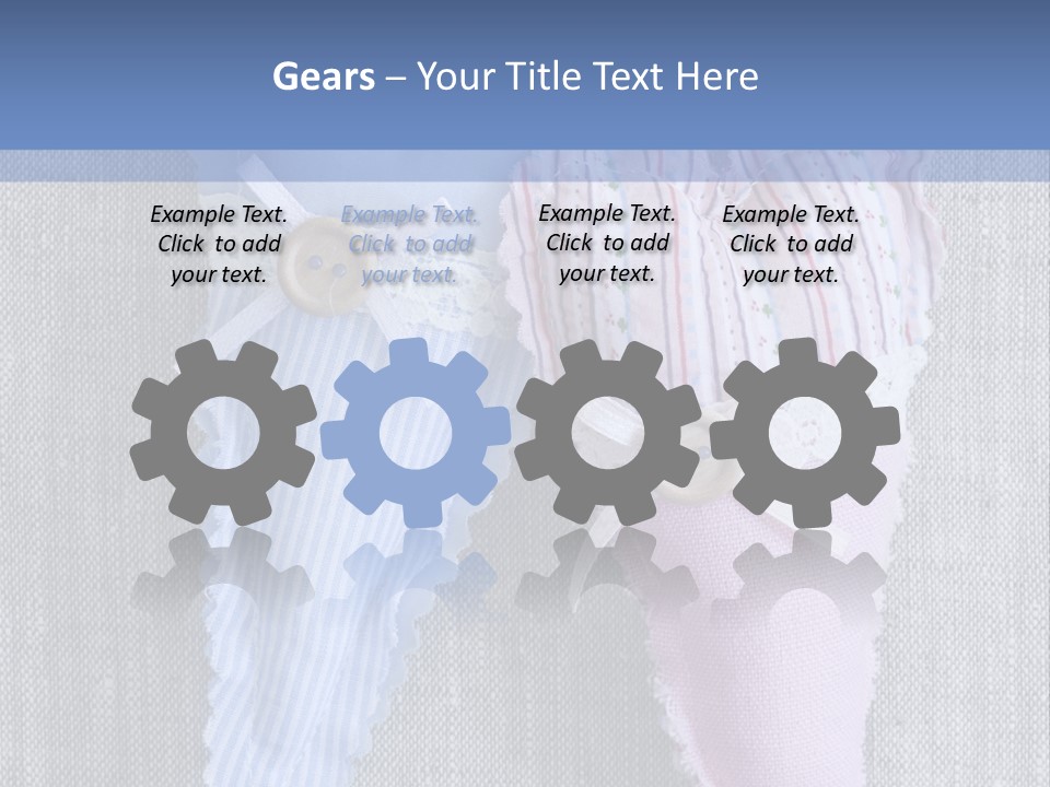 Heart Decoration Two PowerPoint Template