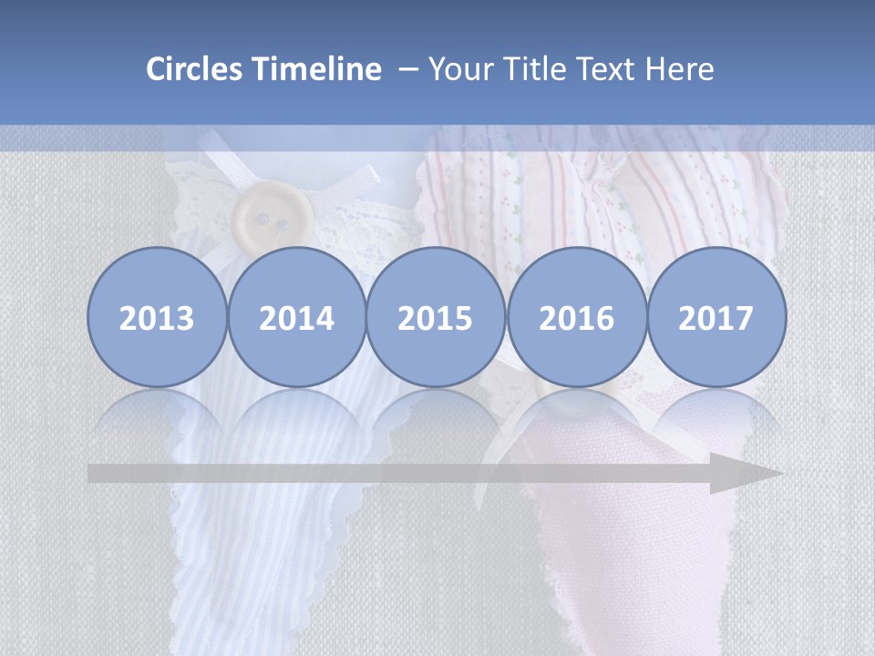 Heart Decoration Two PowerPoint Template