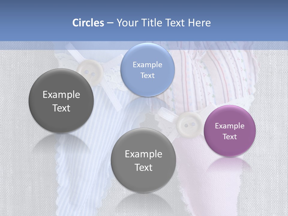 Heart Decoration Two PowerPoint Template