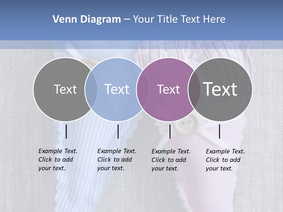 Heart Decoration Two PowerPoint Template