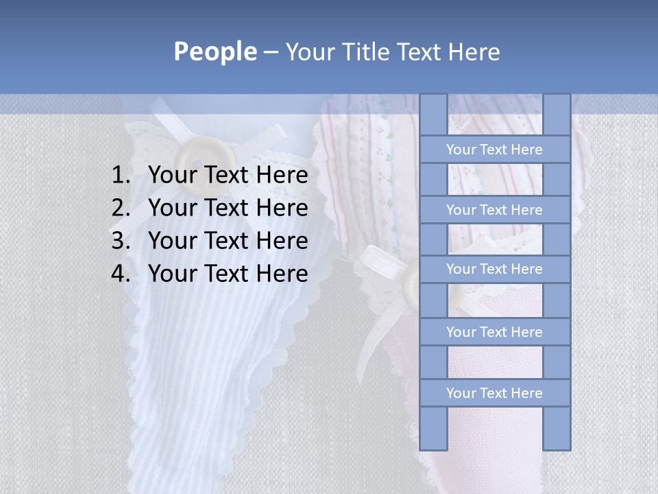 Heart Decoration Two PowerPoint Template