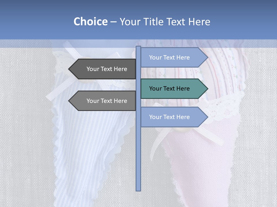 Heart Decoration Two PowerPoint Template
