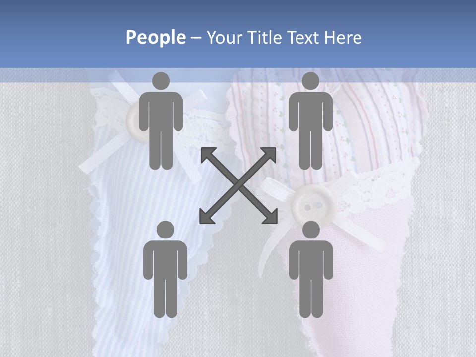 Heart Decoration Two PowerPoint Template