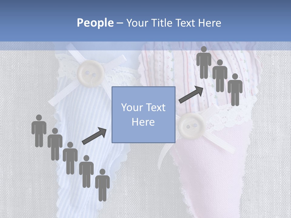 Heart Decoration Two PowerPoint Template