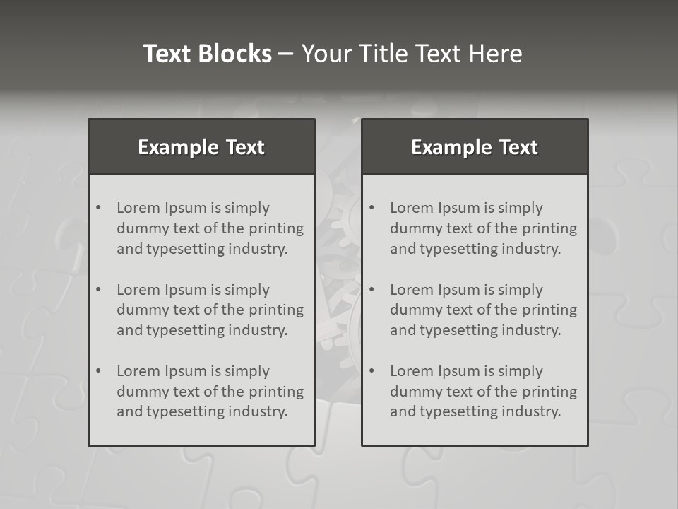 Solution Strength Concept PowerPoint Template