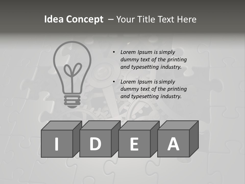 Solution Strength Concept PowerPoint Template