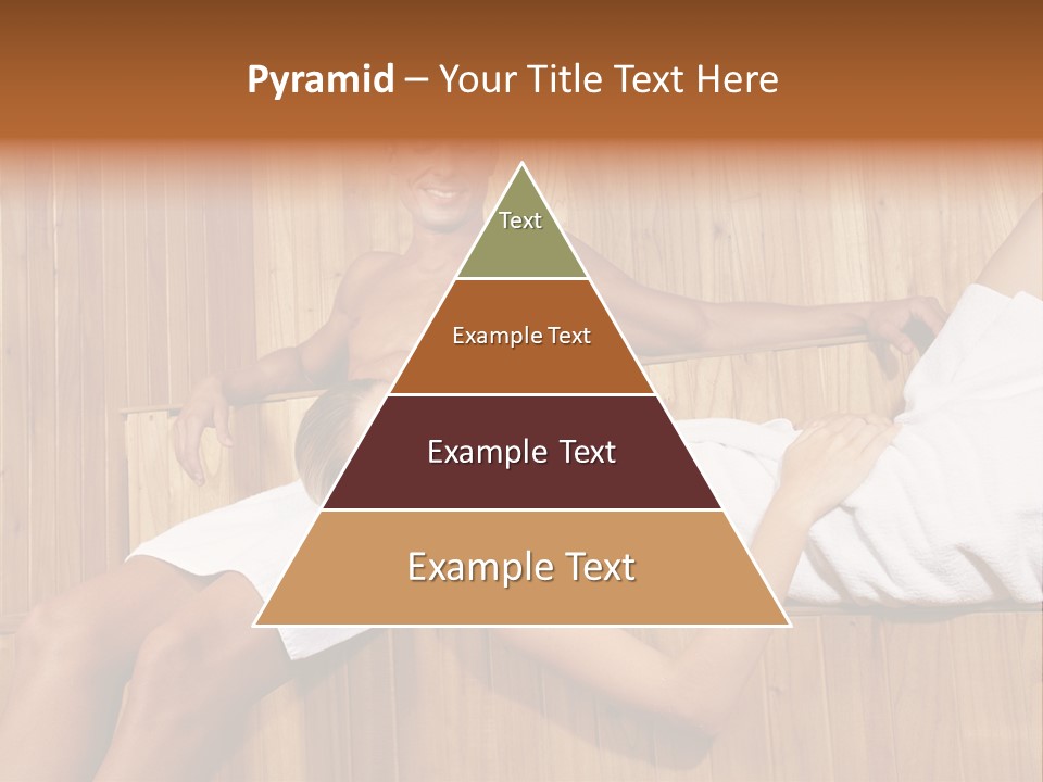 Steam Bath Woman Sweating PowerPoint Template