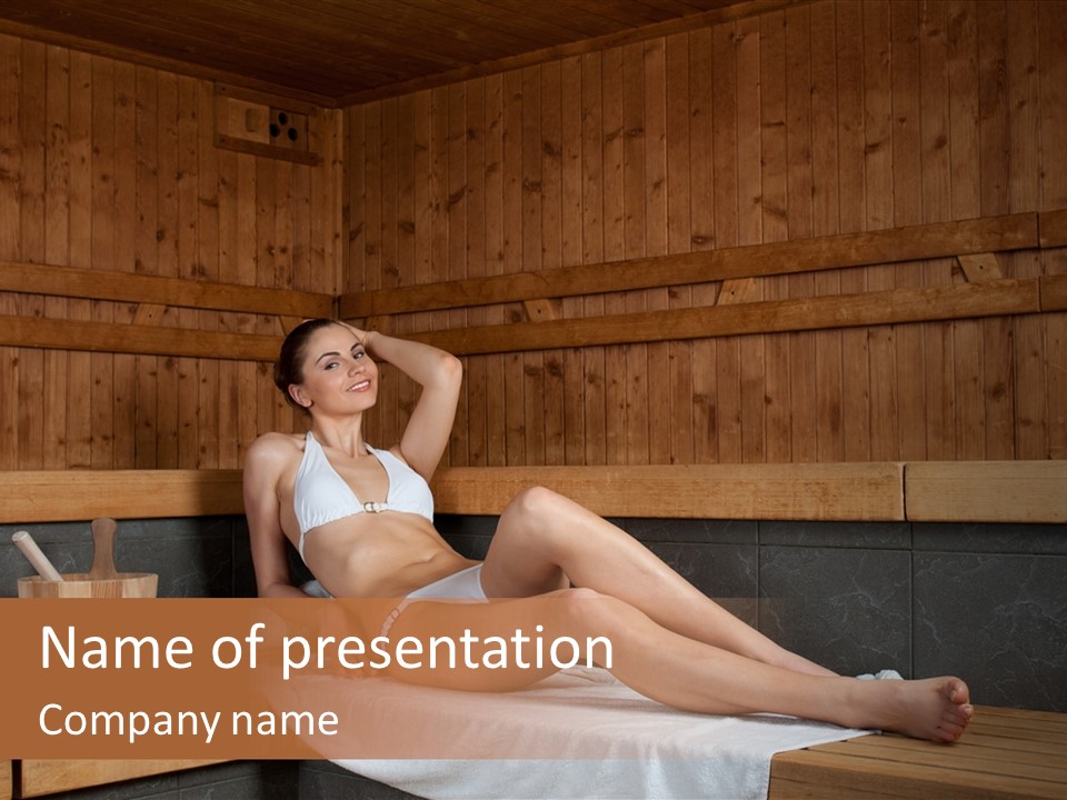 Lifestyle Bath Pure PowerPoint Template