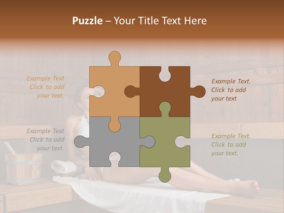 Lifestyle Bath Pure PowerPoint Template