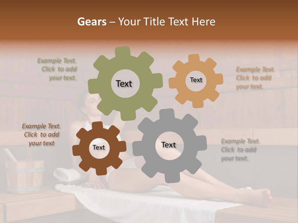 Lifestyle Bath Pure PowerPoint Template