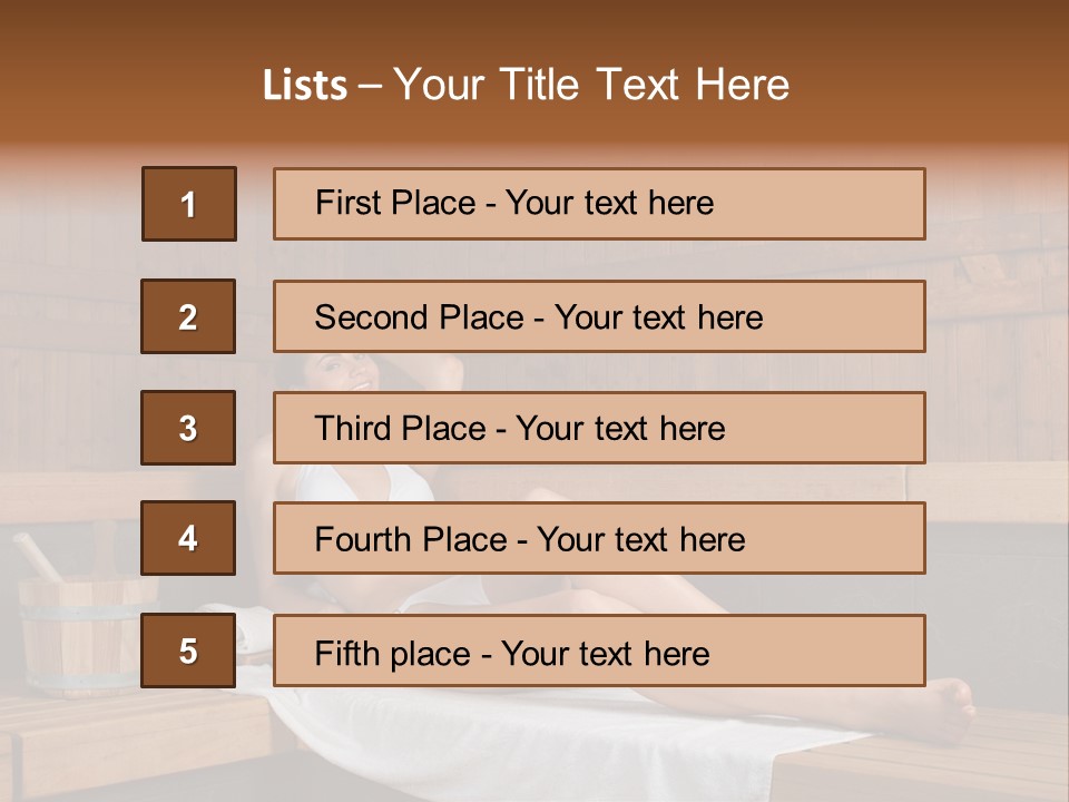 Lifestyle Bath Pure PowerPoint Template