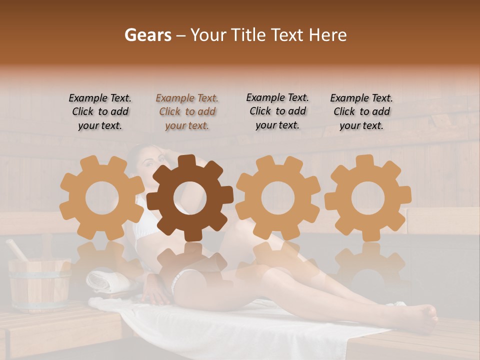 Lifestyle Bath Pure PowerPoint Template