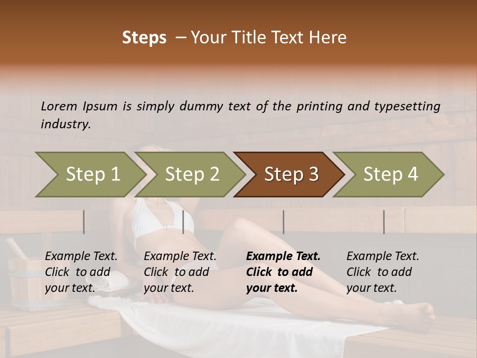 Lifestyle Bath Pure PowerPoint Template