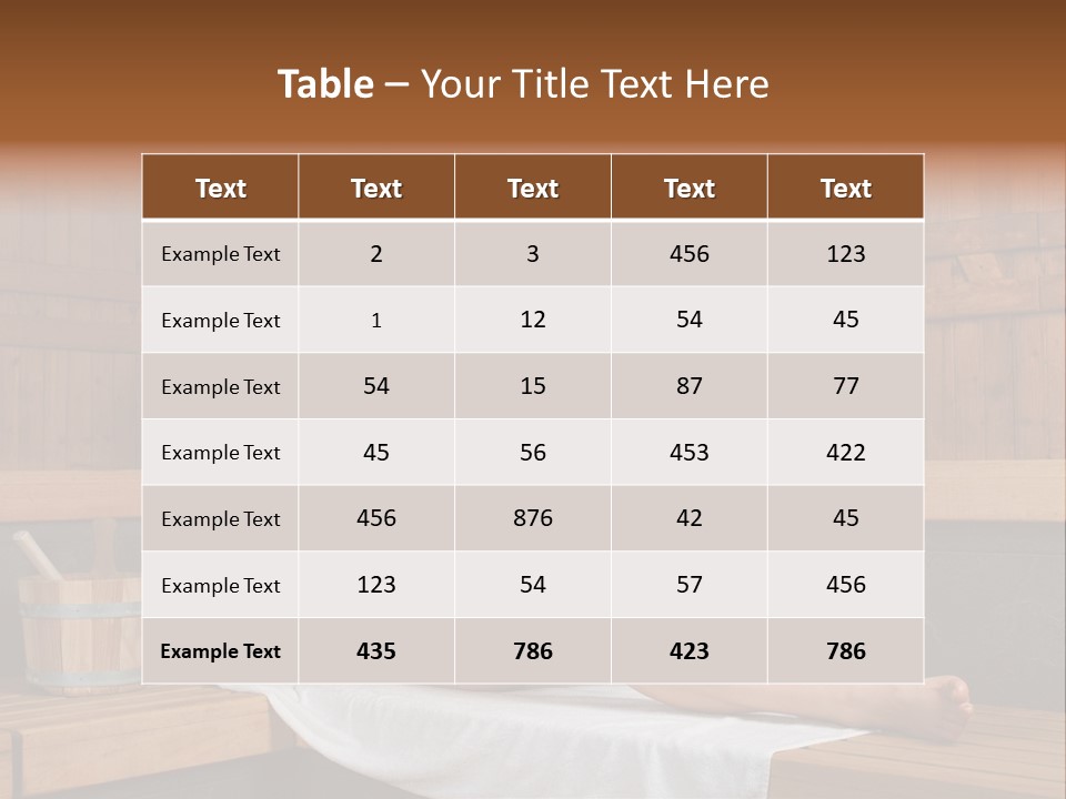 Lifestyle Bath Pure PowerPoint Template