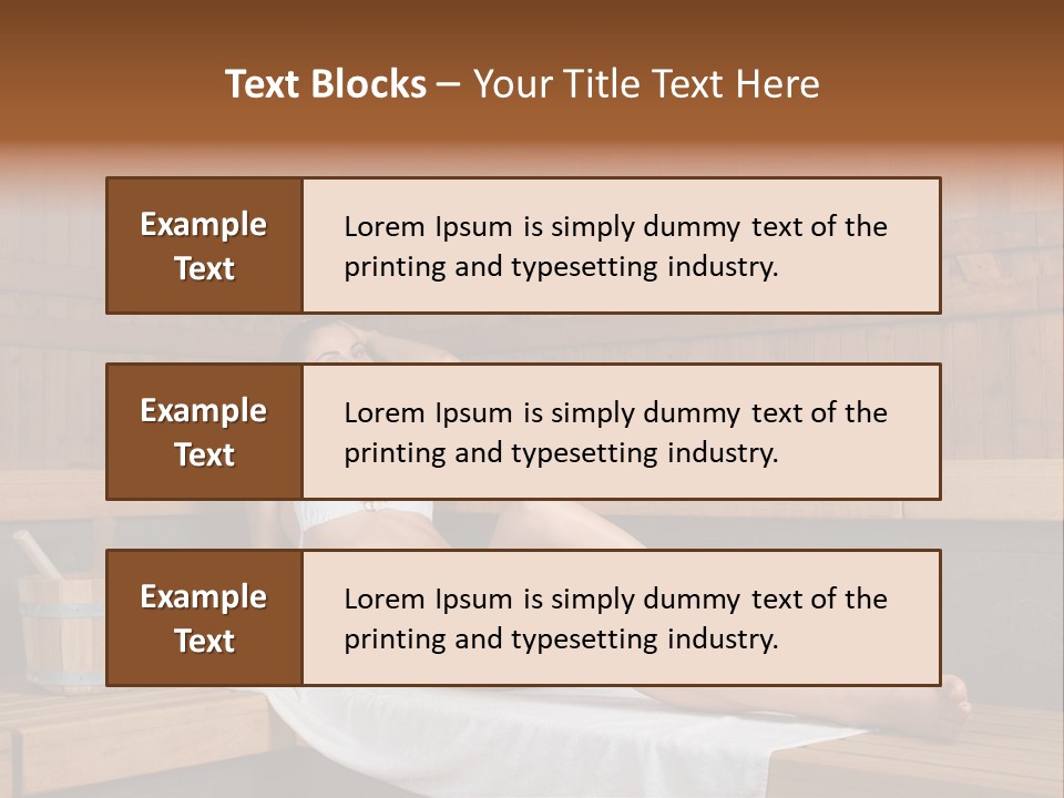 Lifestyle Bath Pure PowerPoint Template