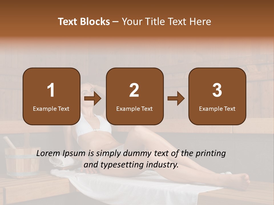 Lifestyle Bath Pure PowerPoint Template