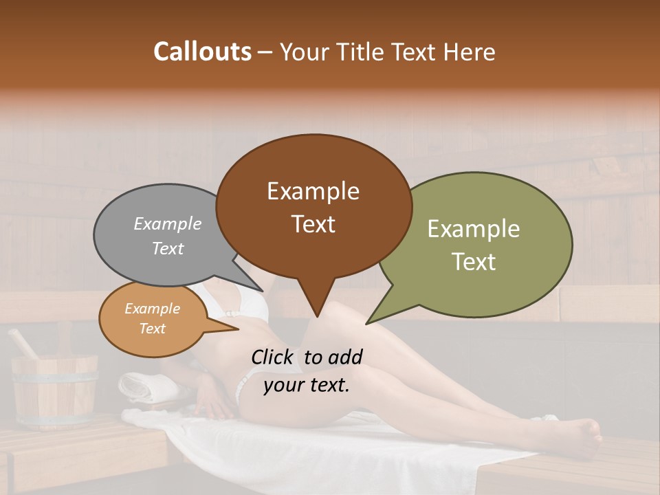 Lifestyle Bath Pure PowerPoint Template