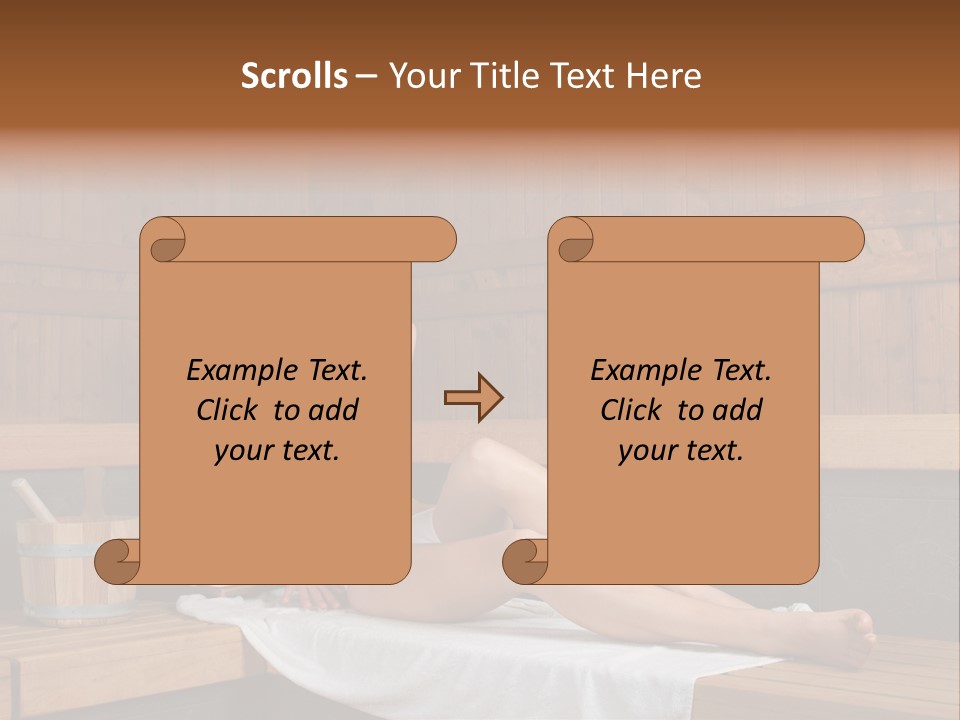 Lifestyle Bath Pure PowerPoint Template