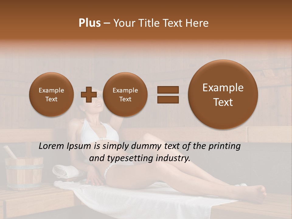 Lifestyle Bath Pure PowerPoint Template