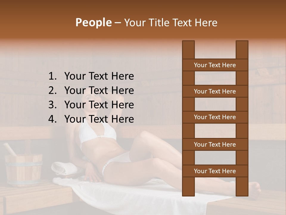 Lifestyle Bath Pure PowerPoint Template