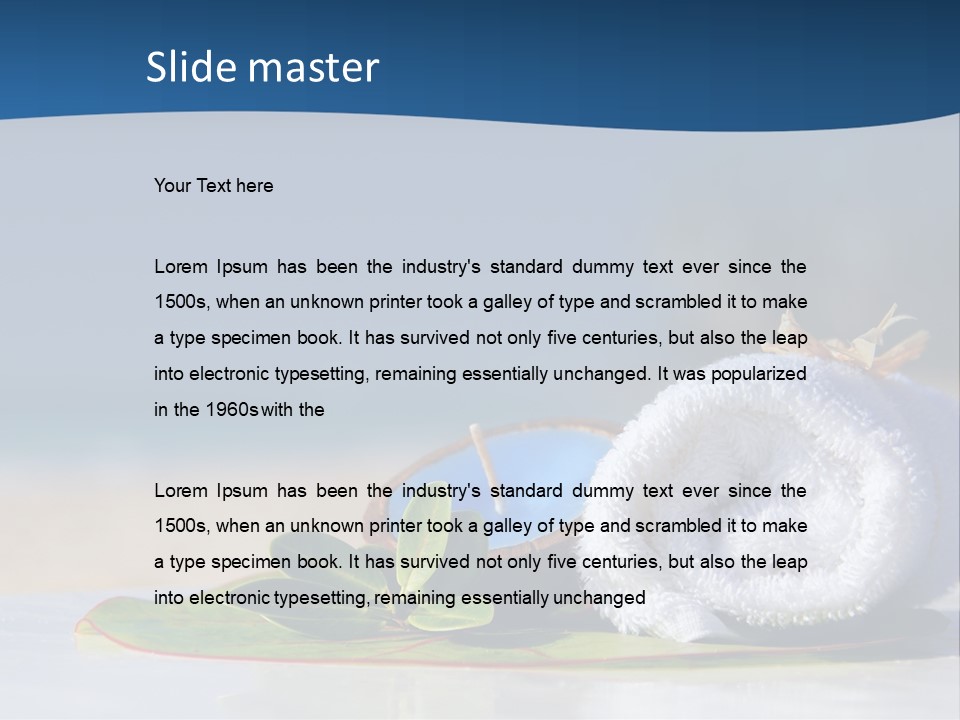 Young Therapy Health PowerPoint Template