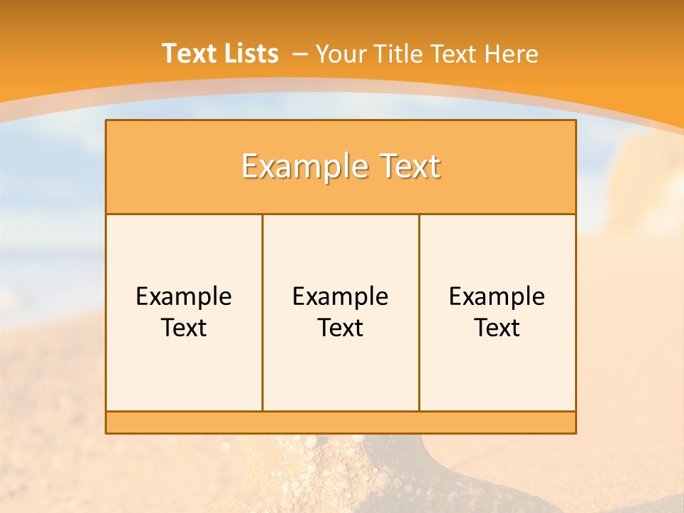 Closeup Season Aquatic PowerPoint Template