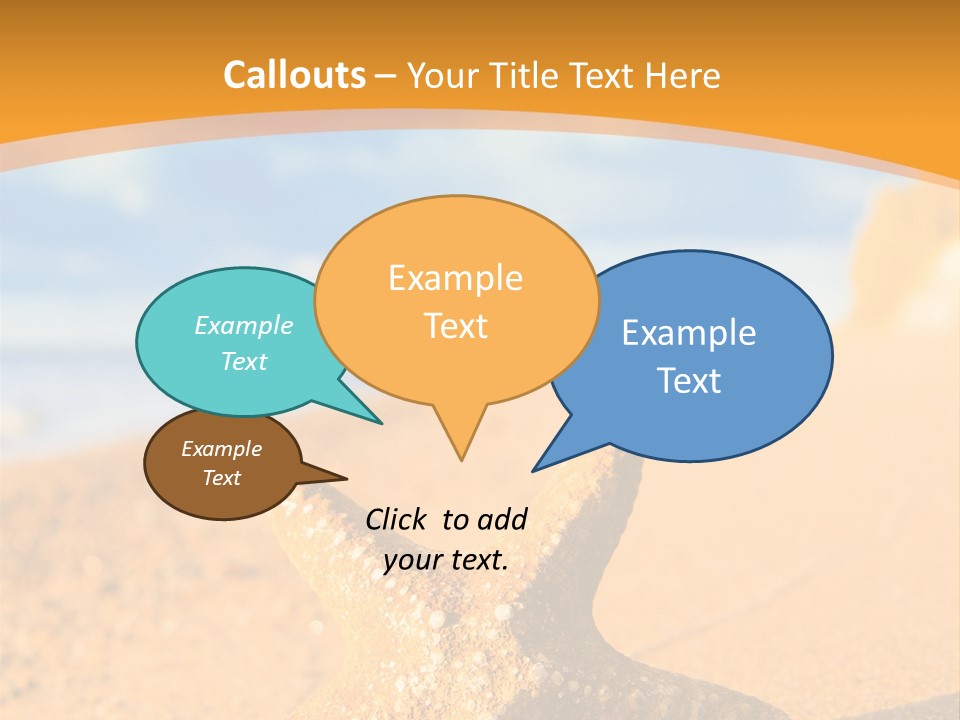 Closeup Season Aquatic PowerPoint Template