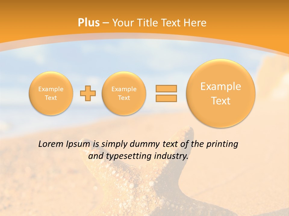 Closeup Season Aquatic PowerPoint Template