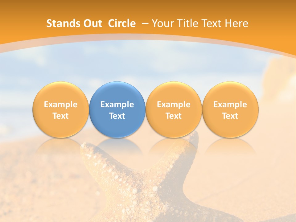 Closeup Season Aquatic PowerPoint Template