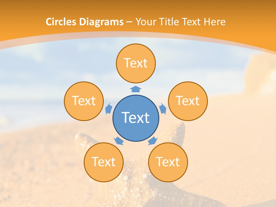 Closeup Season Aquatic PowerPoint Template