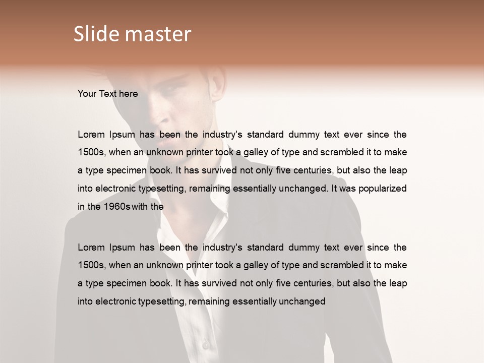 People Youth Men PowerPoint Template