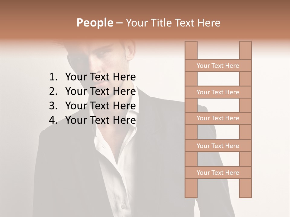 People Youth Men PowerPoint Template