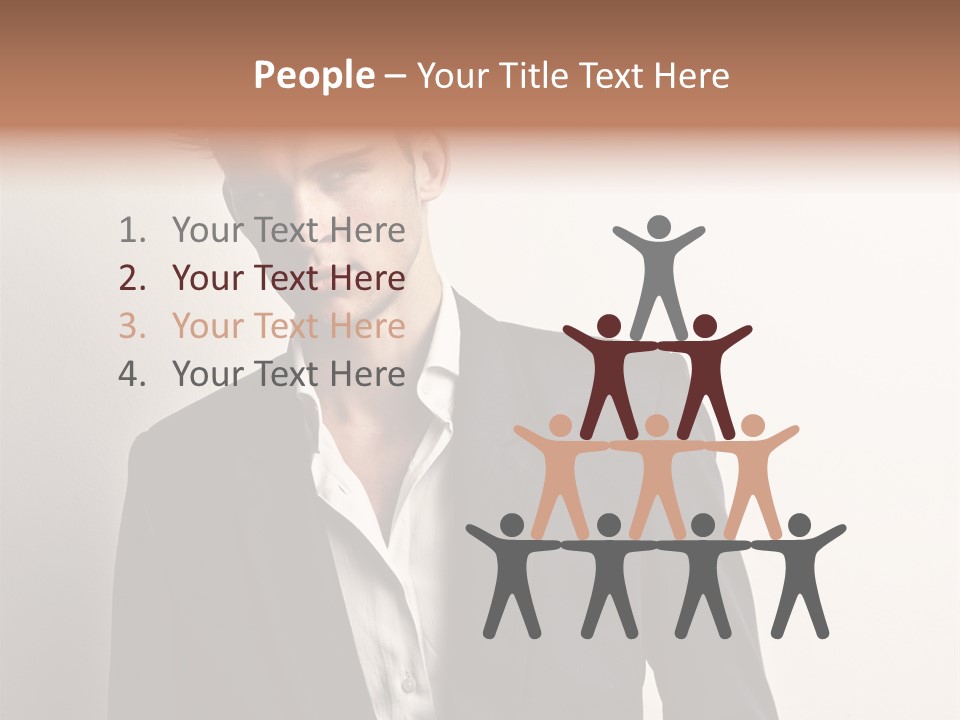 People Youth Men PowerPoint Template
