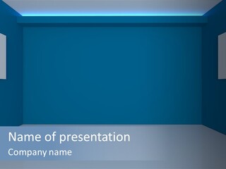 Illustration Home Clean PowerPoint Template