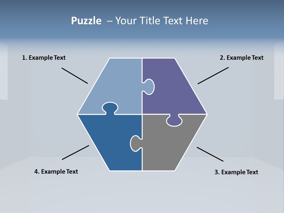 Illustration Home Clean PowerPoint Template