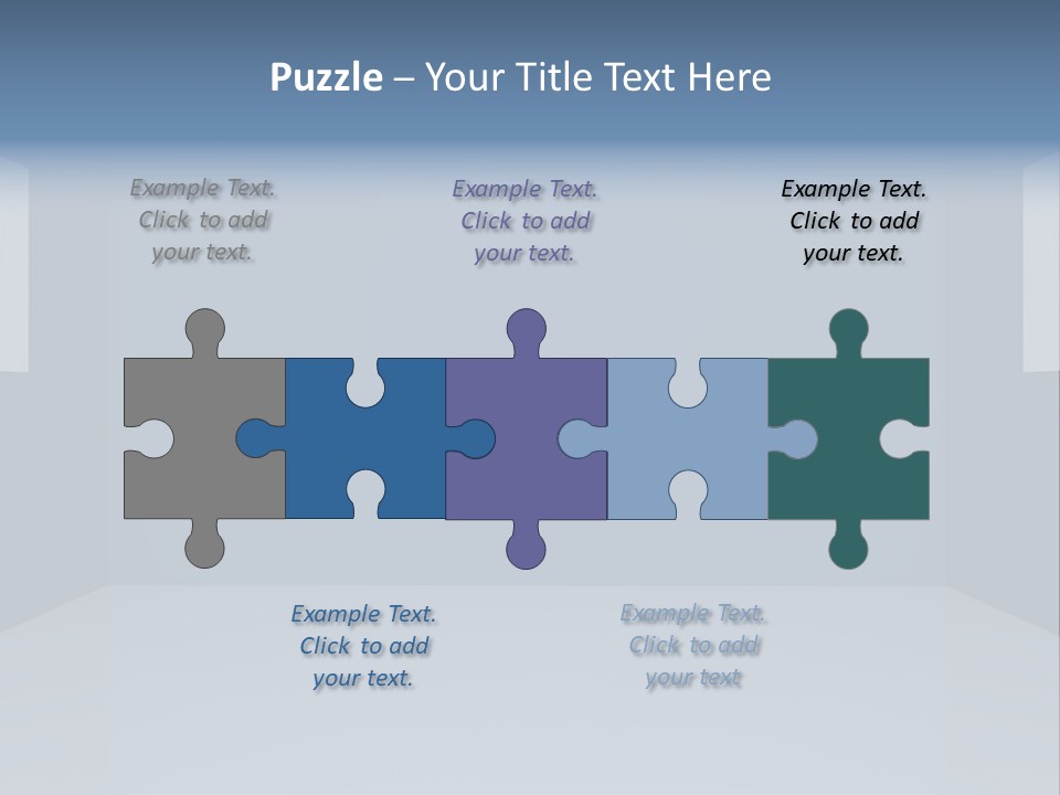 Illustration Home Clean PowerPoint Template