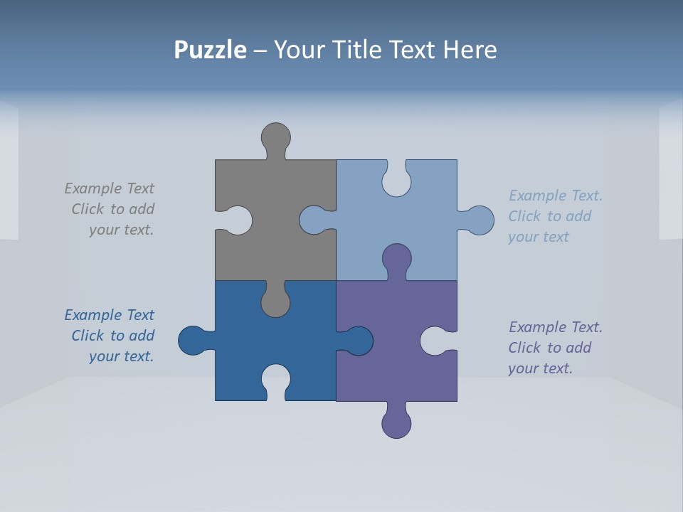 Illustration Home Clean PowerPoint Template