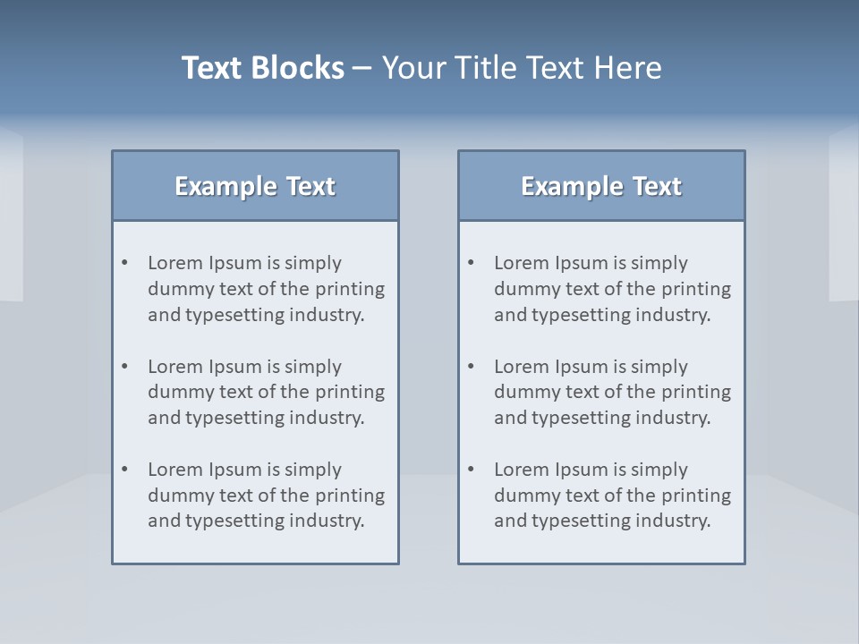 Illustration Home Clean PowerPoint Template