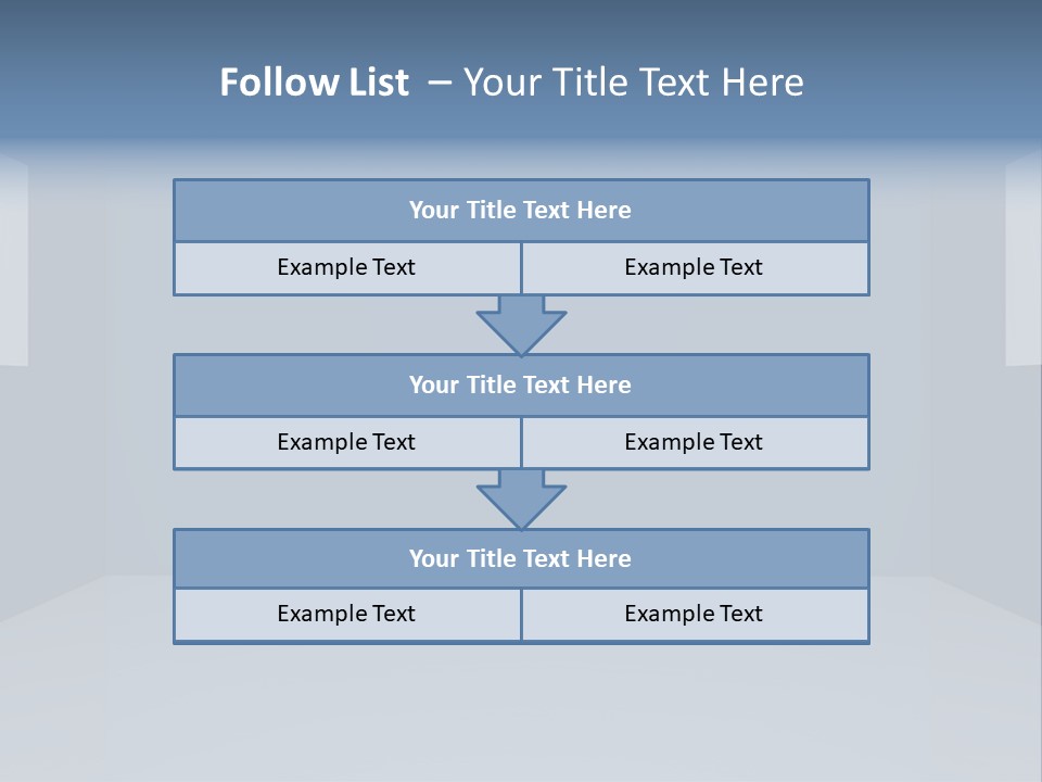 Illustration Home Clean PowerPoint Template