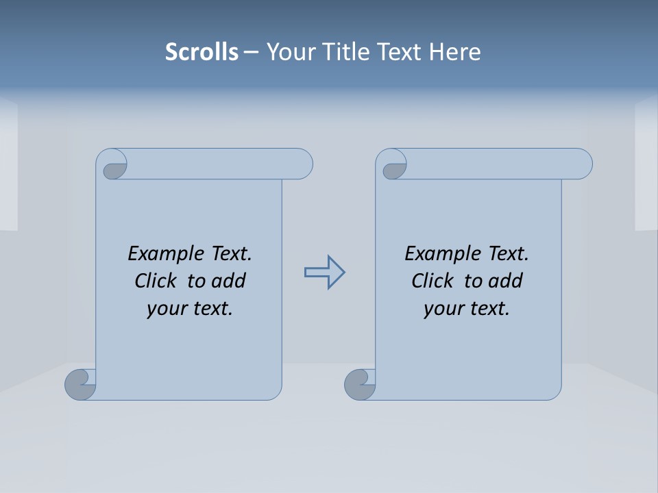 Illustration Home Clean PowerPoint Template